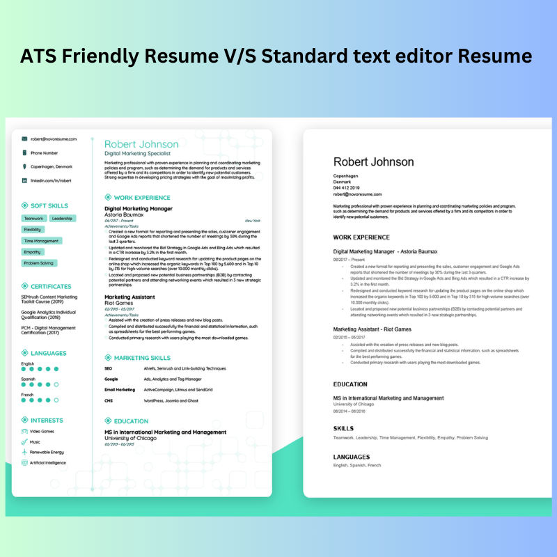Resume Comparision